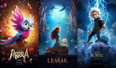 how to make disney pixar ai posters