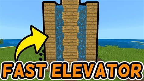 how to make down water elevator in minecraft