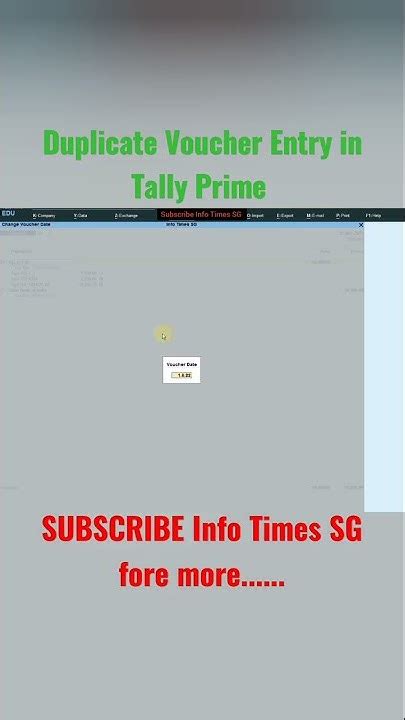 how to make duplicate voucher in tally
