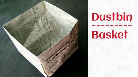 How To Make Dustbin Liner With Paper