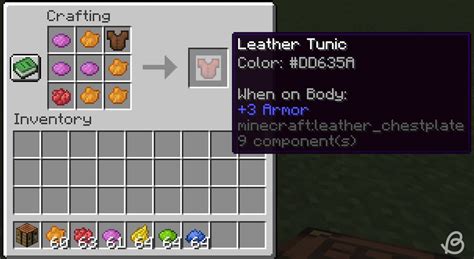 how to make dyed leather armor in minecraft java