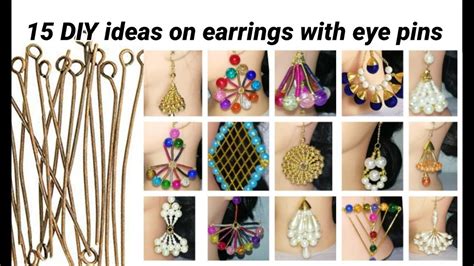 how to make earrings with eye pins