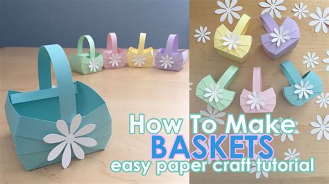 How To Make Easter Baskets From Paper