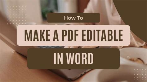 How To Make Editable Word Document