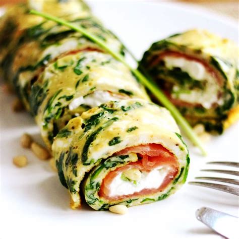 how to make egg and spinach wrap