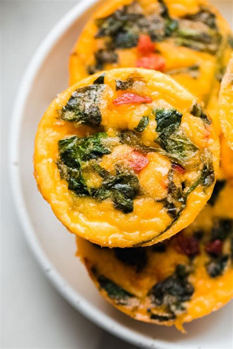 how to make egg bites with spinach