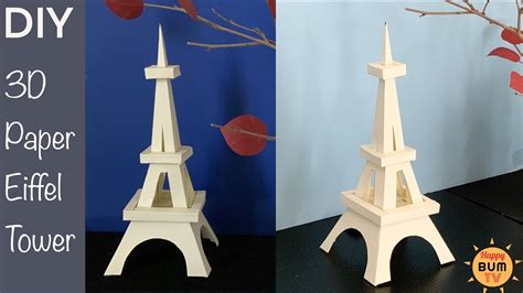 How To Make Eiffel Tower With Paper