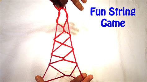 how to make eiffel tower with string step by step