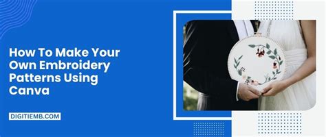 how to make embroidery patterns in canva