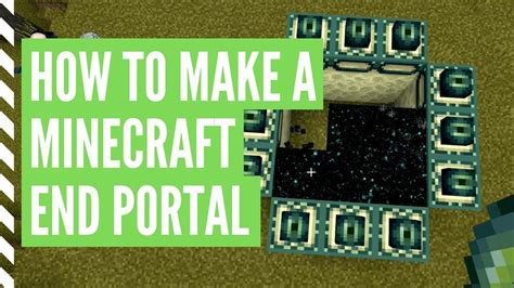 How To Make Ender Portal In Creative
