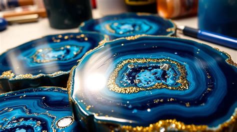 How To Make Epoxy Geode Coasters