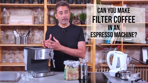 How To Make Espresso With Filter Machine