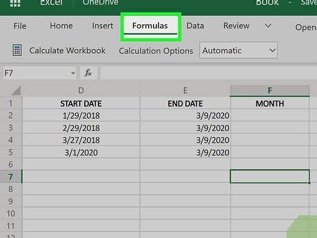 how to make excel formulas calculate automatically