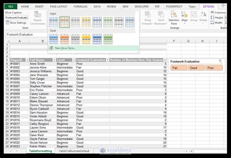 how to make excel look good