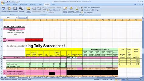 how to make excel sheet from tally