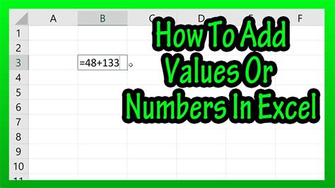 How To Make Excel Spreadsheet Add