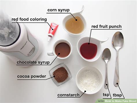How To Make Fake Dried Blood