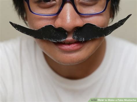 how to make fake mustache