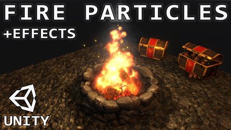 how to make fire particles in unity