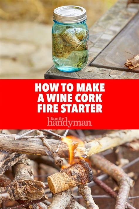 How To Make Fire Starters From Wine Corks
