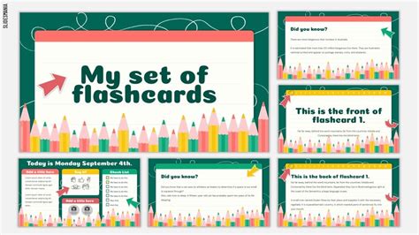 how to make flashcards from slides
