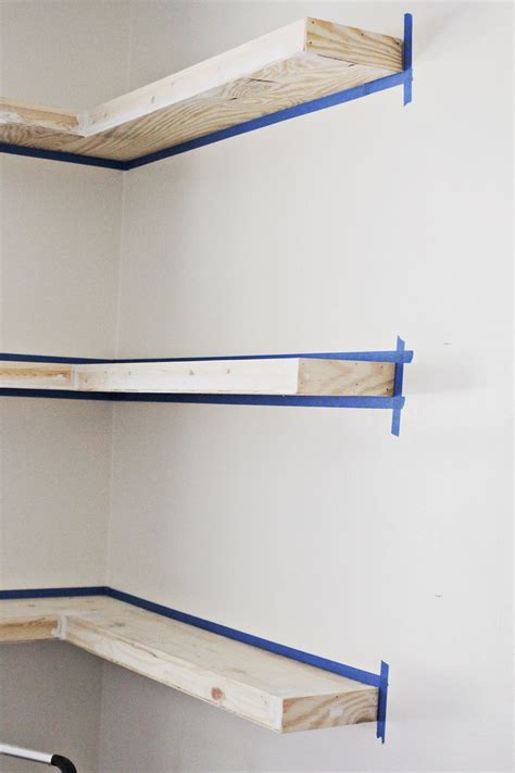 How To Make Floating Corner Shelf