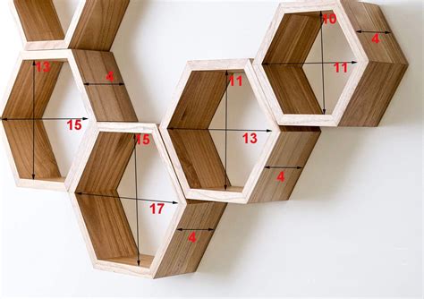 How To Make Floating Hexagon Shelf