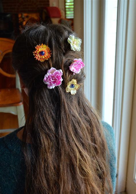 Perfect How To Make Flower Hair Accessories For Long Hair
