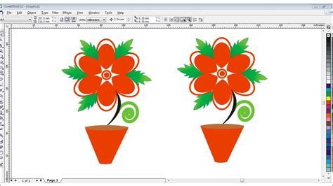 How To Make Flower In Coreldraw
