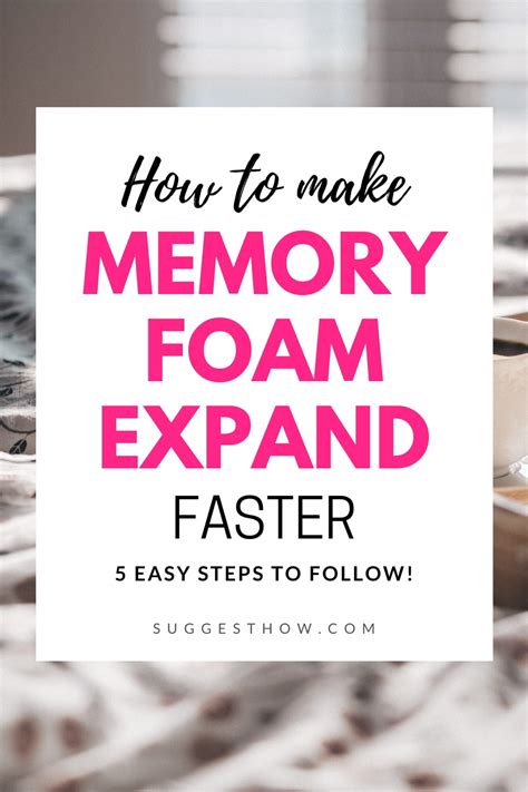 How To Make Foam Expand Faster