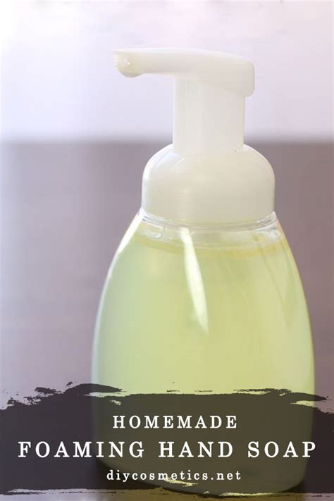 how to make foaming soap from regular