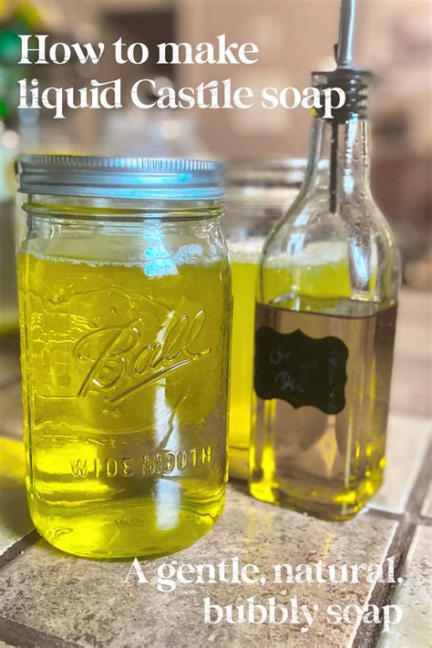 how to make foaming soap with castile soap