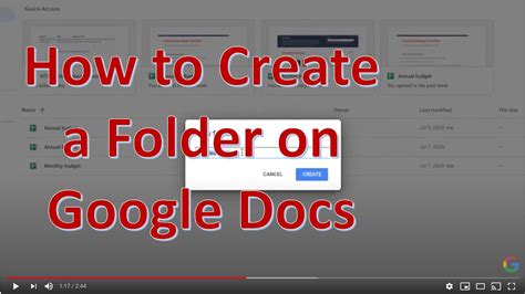 How To Make Folder On Docs