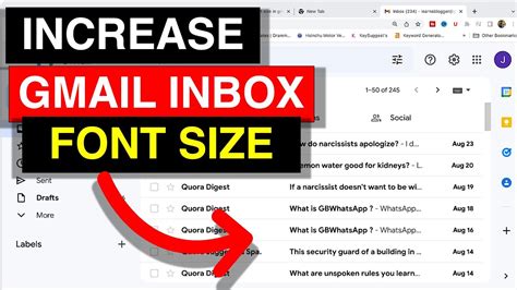 How to Change Gmail Font Size, Font Style And Color [Tutorial] YouTube