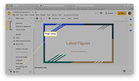 how to make format in google slides