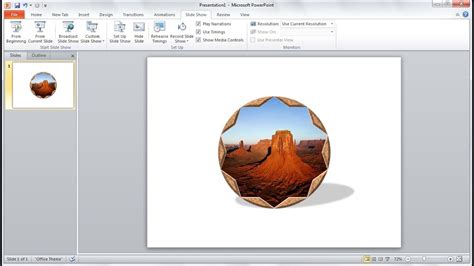 how to make frame in powerpoint