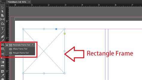 How To Make Frames In Indesign