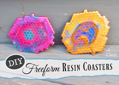 How To Make Freeform Resin Coasters