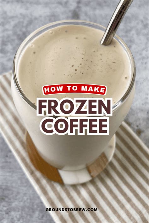 How To Make Frozen Coffee Drinks