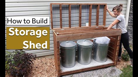 How To Make Garbage Bin Storage