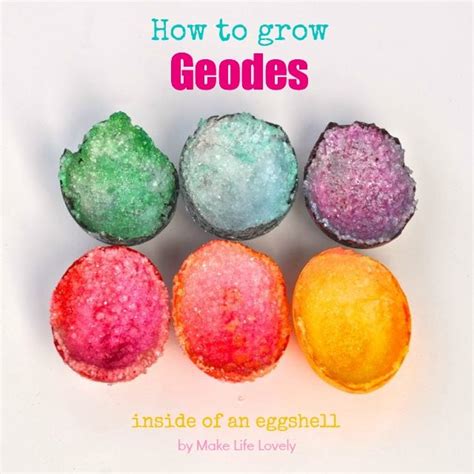 How To Make Geode Eggshells