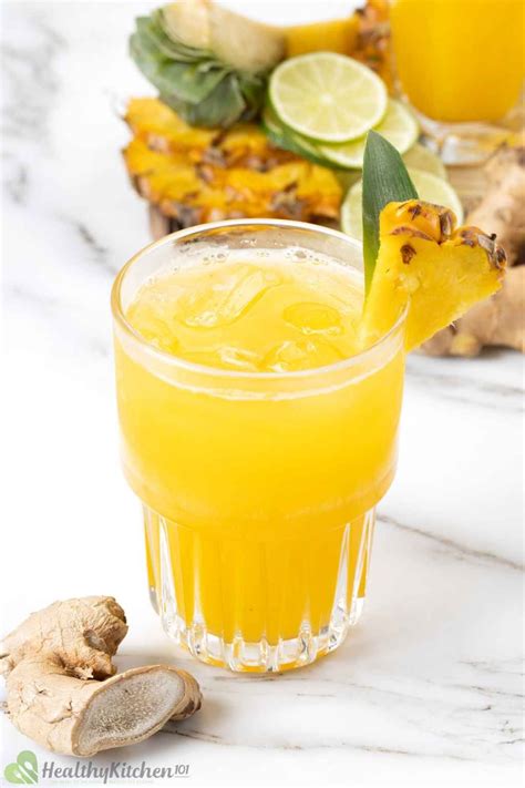 how to make ginger pineapple juice