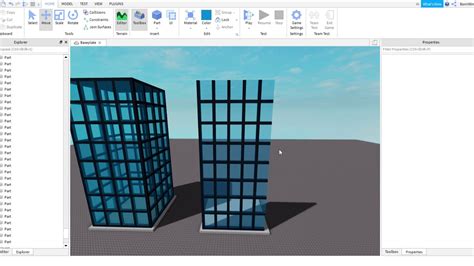 How To Make Glass In Roblox Studio