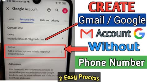 how to make gmail without phone number 2024 reddit
