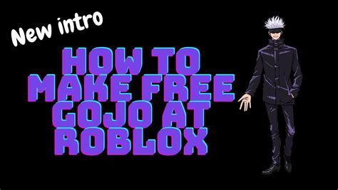 how to make gojo in roblox studio