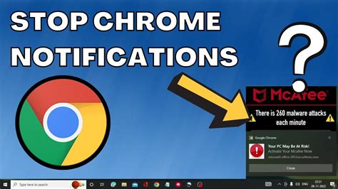 how to make google chrome stop sending notifications