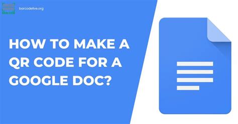 how to make google doc qr code