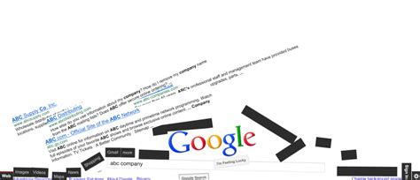 how to make google gravity effect