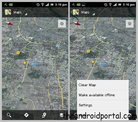 how to make google maps available offline android