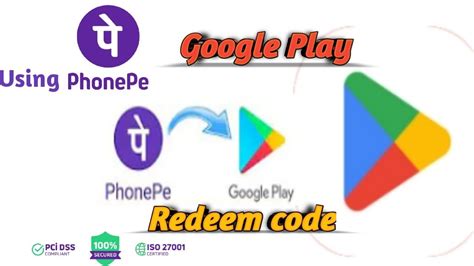 how to make google play redeem code from phonepe
